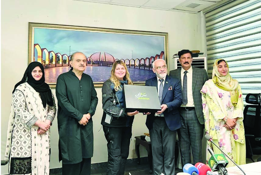 Pakistan’s First Female Biker Returns Home after Historic London-to-Pakistan Journey